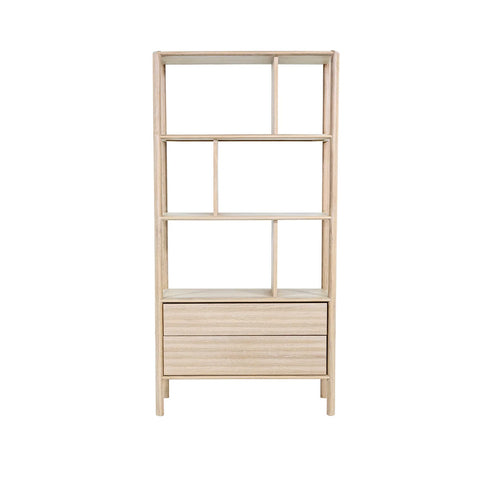 Runway Solid Oak Wood Bookcase-1