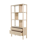 Runway Solid Oak Wood Bookcase-3