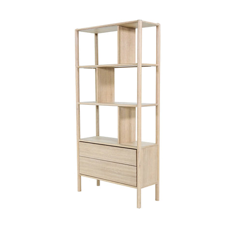 Runway Solid Oak Wood Bookcase-5