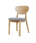 Runway Toffee Mist Modern Upholstered Dining Chair-1