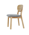 Runway Toffee Mist Modern Upholstered Dining Chair-3