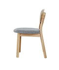 Runway Toffee Mist Modern Upholstered Dining Chair-4