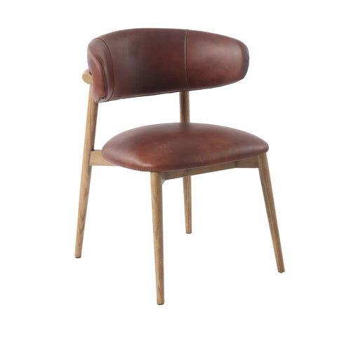 Milo Tobacco - Dining Chair LH