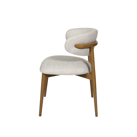 Milo Vanilla Tweed -Dining Chair LH