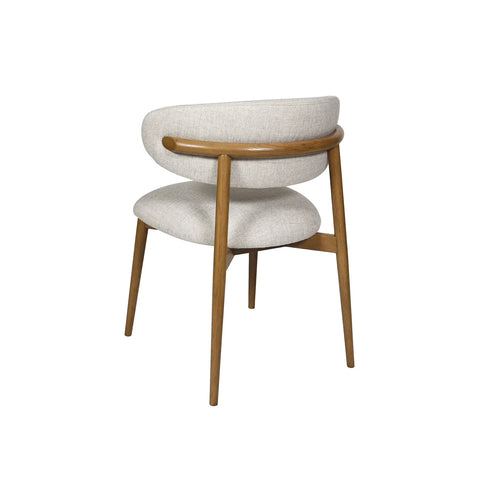 Milo Vanilla Tweed -Dining Chair LH