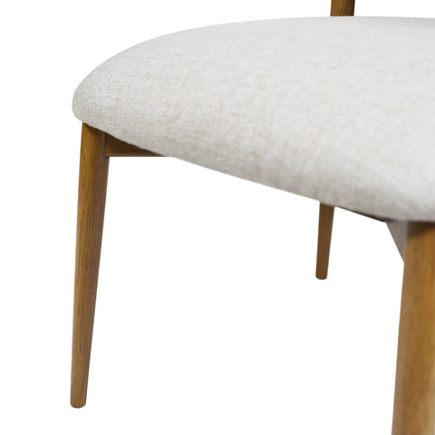 Milo Vanilla Tweed -Dining Chair LH