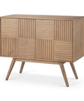 Sable Light Brown Mango Wood Accent Cabinet-1