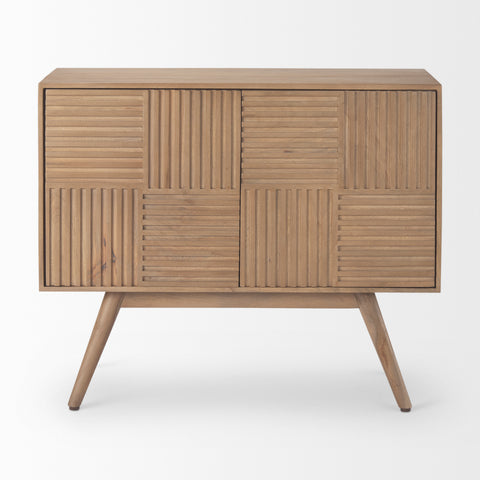 Sable Light Brown Mango Wood Accent Cabinet-2