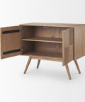 Sable Light Brown Mango Wood Accent Cabinet-3