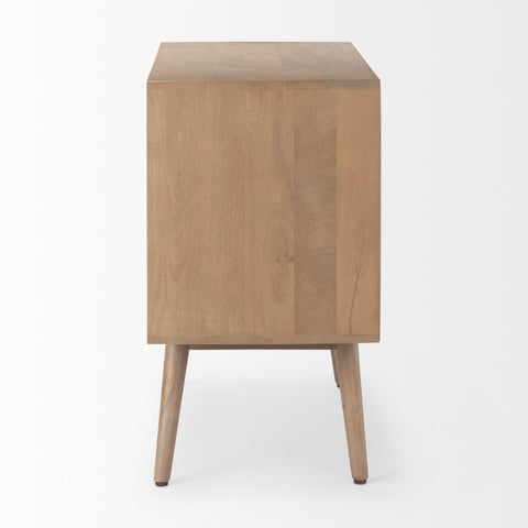 Sable Light Brown Mango Wood Accent Cabinet-4