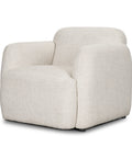 Saga Cream Fabric Accent Chair -1