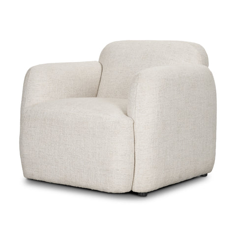Saga Cream Fabric Accent Chair -1