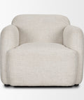 Saga Cream Fabric Accent Chair -2