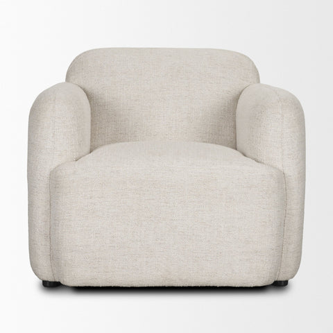 Saga Cream Fabric Accent Chair -2