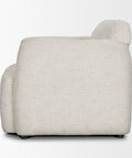 Saga Cream Fabric Accent Chair -3