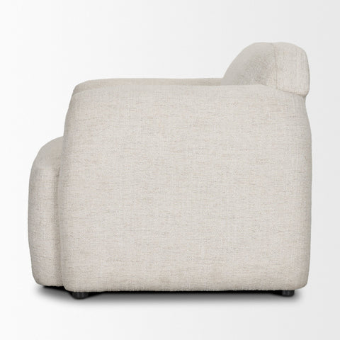 Saga Cream Fabric Accent Chair -3