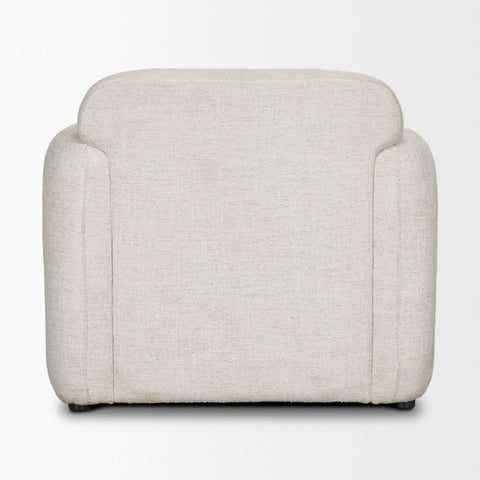 Saga Cream Fabric Accent Chair -4