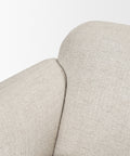 Saga Cream Fabric Accent Chair -6