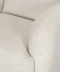 Saga Cream Fabric Accent Chair -7