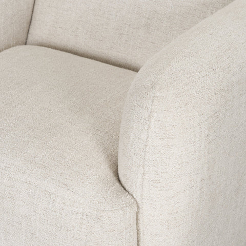 Saga Cream Fabric Accent Chair -7