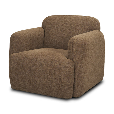Saga Mocha Brown Fabric Accent Chair-1