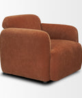 Saga Rust Chenille Accent Chair -5