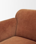Saga Rust Chenille Accent Chair -6