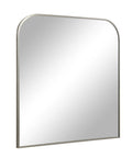 Salma Polished Nickel Modern Wall Mirror-2