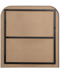 Salma Polished Nickel Modern Wall Mirror-4
