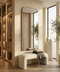 Samia Brushed Nickel Full Length Mirror