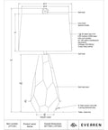 Sanae Gold Leaf Table Lamp-5