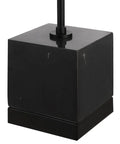 Sansia Matte Black Marble Table Lamp -2