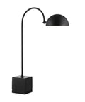 Sansia Matte Black Marble Table Lamp -3