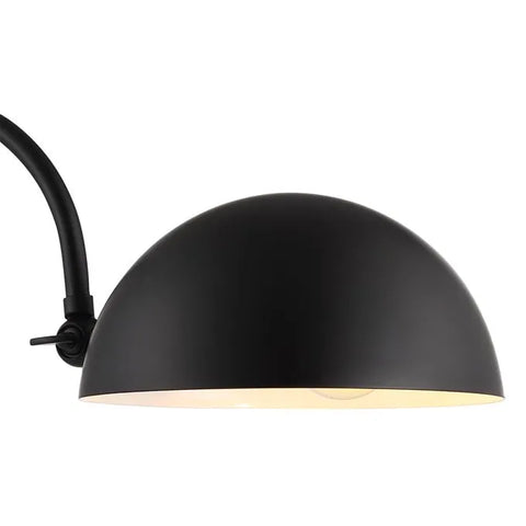 Sansia Matte Black Marble Table Lamp -5