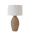 Santal Faux Rattan Table Lamp -1