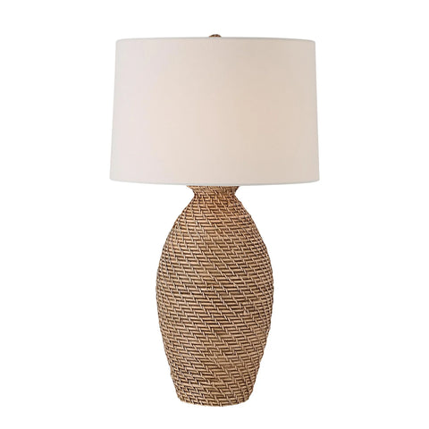 
Santal Faux Rattan Table Lamp -2
