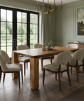 Sapphira 84" Medium Brown Mango Wood Dining Table 