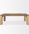 Sapphira 84" Medium Brown Mango Wood Dining Table -2