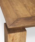 Sapphira 84" Medium Brown Mango Wood Dining Table -5