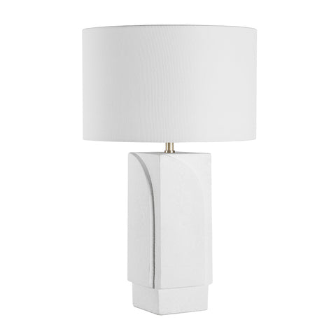 Scavo Textured Off-White Ceramic Table Lamp -2