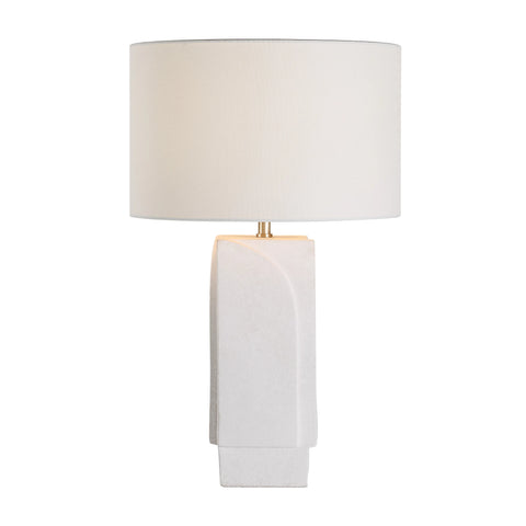 Scavo Textured Off-White Ceramic Table Lamp -3