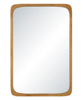 Scisto Natural Wood Modern Wall Mirror-1