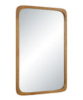 Scisto Natural Wood Modern Wall Mirror-2