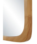 Scisto Natural Wood Modern Wall Mirror-3