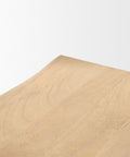 Sekou Light Brown Solid Wood Bench -5