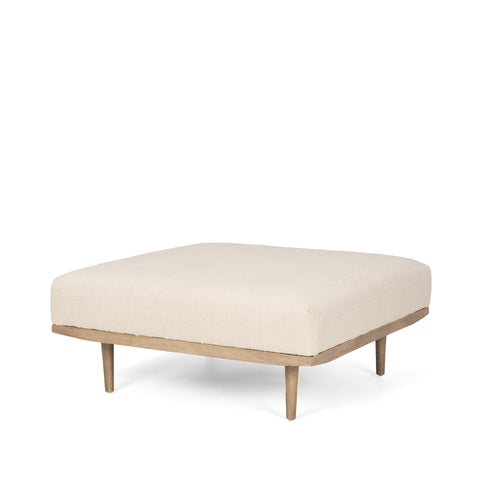 Shae Oatmeal Cotton Ottoman-1