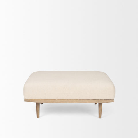 Shae Oatmeal Cotton Ottoman-2