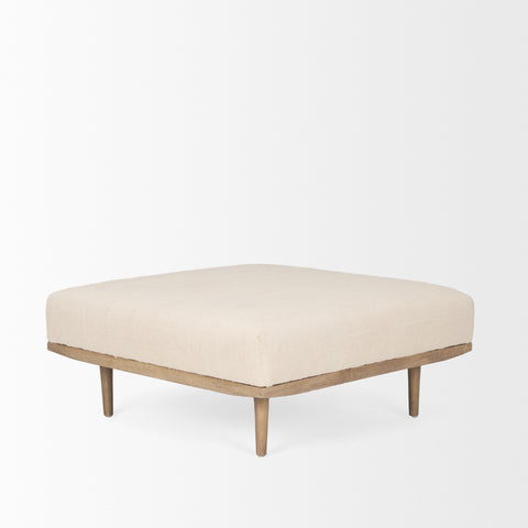 Shae Oatmeal Cotton Ottoman-3
