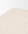 Shae Oatmeal Cotton Ottoman-5