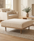 Shae Oatmeal Cotton Ottoman